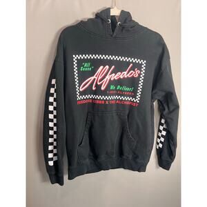 Alfredo Hoodie Mens Large Black Graphic Long Sleeve Alchemist Freddie Gibbs